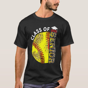 T-shirt Senior 2022 Softball Player Graduate Class Of 2022