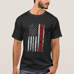 T-shirt Senior 2023 American Flag USA Graduation Class of