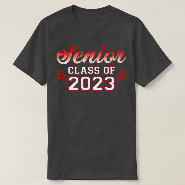 T-shirt Senior 2023 Classe de 2023 Graduate 3 (Design devant)