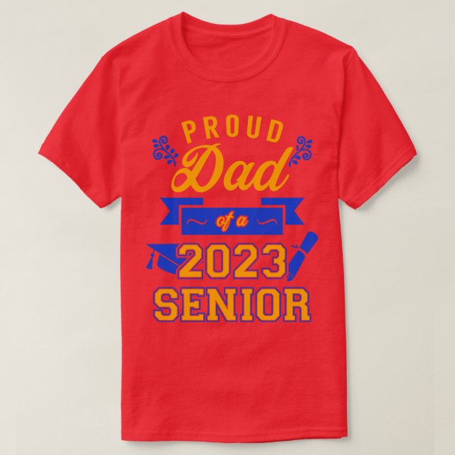 T-shirt Senior 2023 Classe de 2023 Graduate 5 (Design devant)