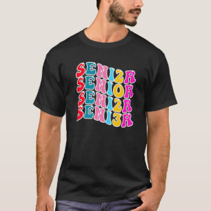 T-shirt Senior 2023 Retro Class of 2023 Seniors Graduation