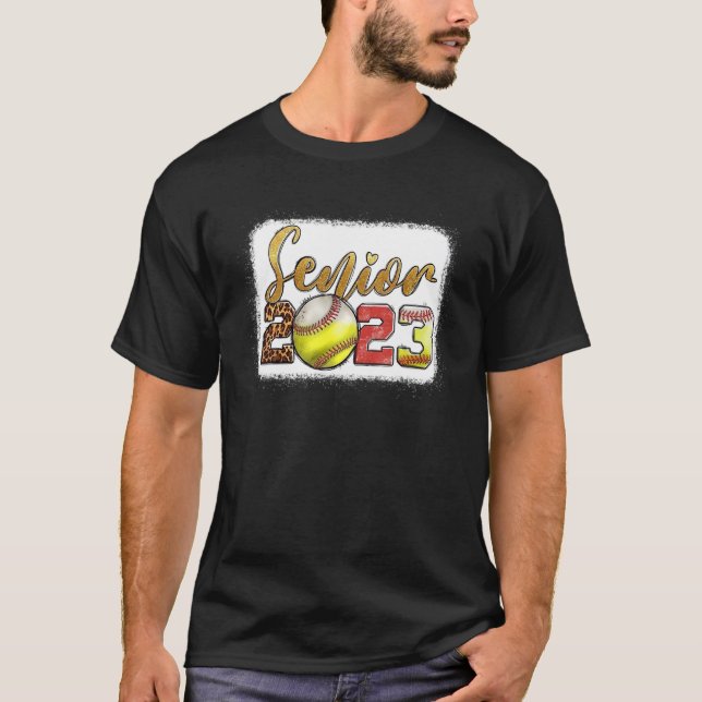 T-shirt Senior 2023 Soccer Leopard Senior 2023 Soccer (Devant)