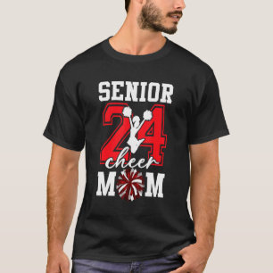 T-shirt Senior 2024 Cheer Mom Fier Maman De Classe De 2024