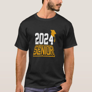 T-shirt Senior 2024 Graduation School Spirit
