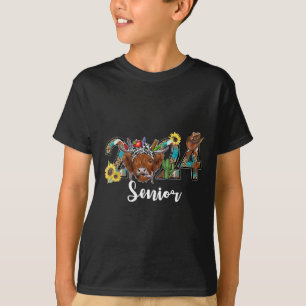 T-shirt Senior 2024 Highland Cow Western Graduation Class
