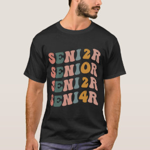 T-shirt Senior 2024 Retro Class of 2024 Seniors Graduation
