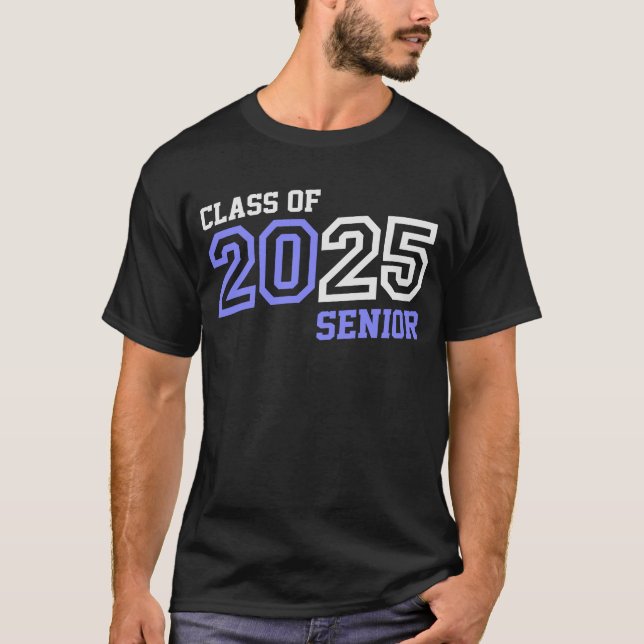 T-shirt Senior 2025 Class of 2025 Graduation 25 Back to Sc (Devant)