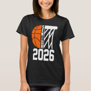 T-shirt Senior 2026 Class of 2026 Graduation Basketball Pl