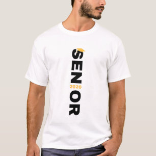 T-shirt Senior 2026 Distressed Number Design Class of 2026
