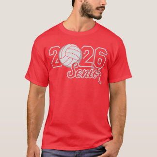 T-shirt Senior 2026 Volleyball Mom High School Graduation
