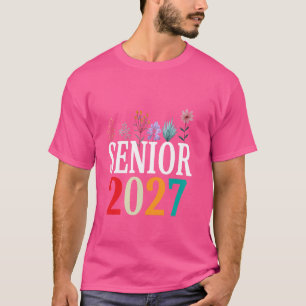 T-shirt Senior 2027 Retro Super Classe De Grad De 2027 Gra
