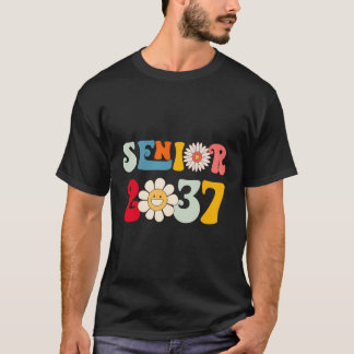 T-shirt Senior 2037 Class Of 2037 Retro Back To School Gra
