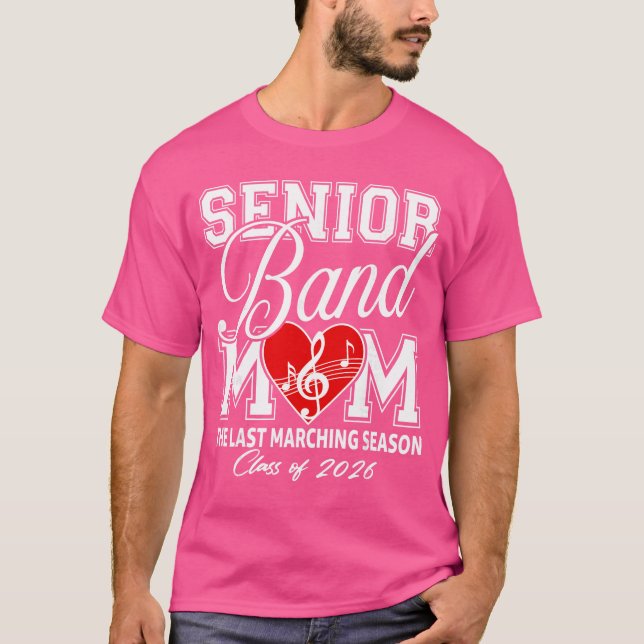 T-shirt Senior Band Momhe Last Marching Season Class of 20 (Devant)