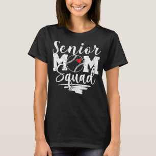 T-shirt Senior Baseball Maman Squad Game Day Vibes Mère s