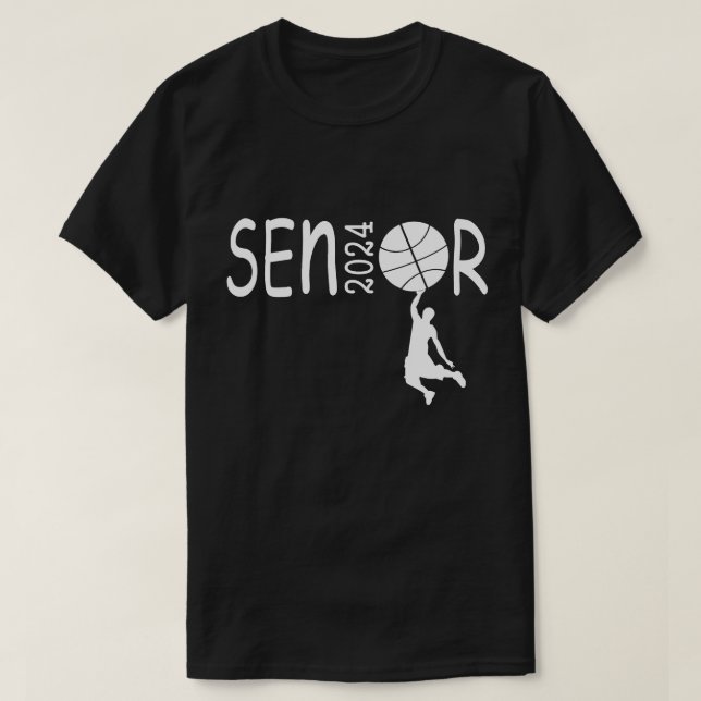 T-shirt Senior Basketball 2024 (Design devant)