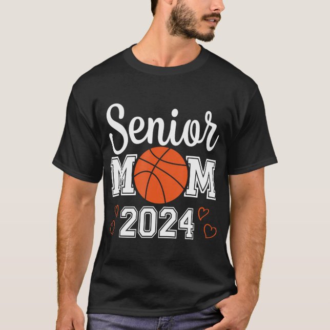 T-shirt Senior Basketball Maman 2024 Classe De 2024 Joueur (Devant)