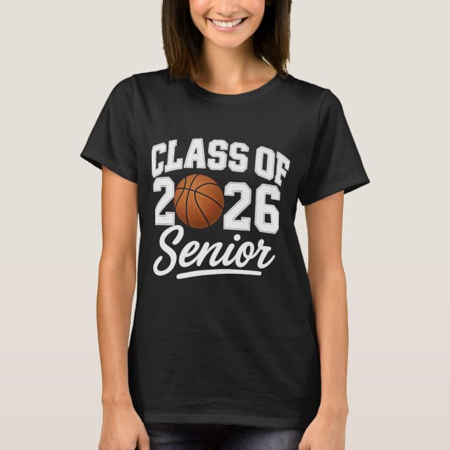 T-shirt Senior Cl 2026 Championne de basket-ball Spirit A (Devant)