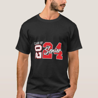 T-shirt Senior Class Of 2024 Graduation Happy Last Day Of 