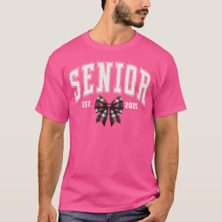 T-shirt Senior Est 2025 Promotion 2025 Carreaux Senior 202