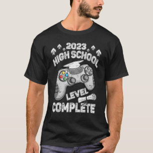 T-shirt Senior Gamer 2023 High School Level Complete 2023