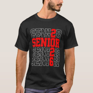 T-shirt Senior Graduation Boys Girls Class Of 2026 Senior