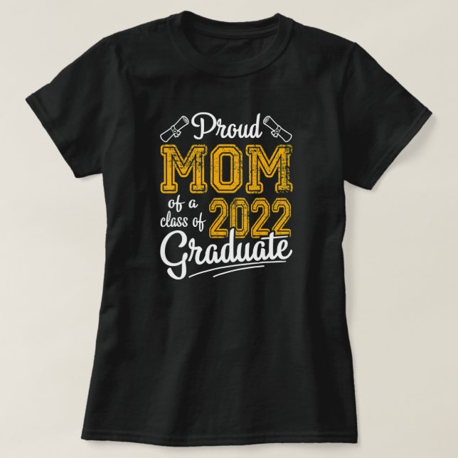 T-shirt Senior Graduation Heart Fier Maman D'Une Classe 20 (Design devant)