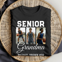 Senior Grandma Basketball Photo Collage Custom