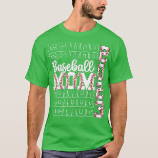 T-shirt Senior Mom 2023 Classe De Baseball De 2023 Funny G