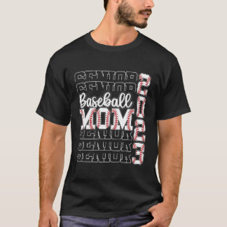 T-shirt Senior Mom 2023 Classe De Baseball De 2023 Graduat