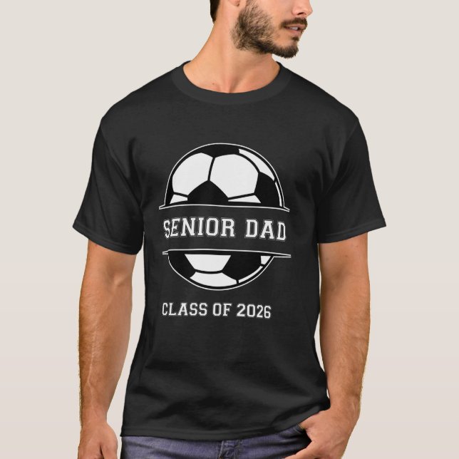 T-shirt Senior Papa Soccer Classe De 2026 Graduat (Devant)