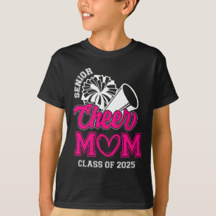 T-shirt Senior Pom-pom girl Mom Cheer Cl Of 2025 Graduatio