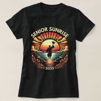 T-shirt Senior Sunrise 2025 Graduation Day Celebration Tee