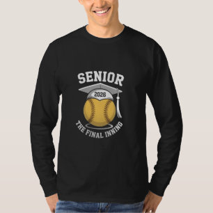 T-shirt Senior The Final Inning 2026 Softball Graduation