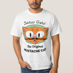 T-shirt Señor Gato™ le chat original de la moustache