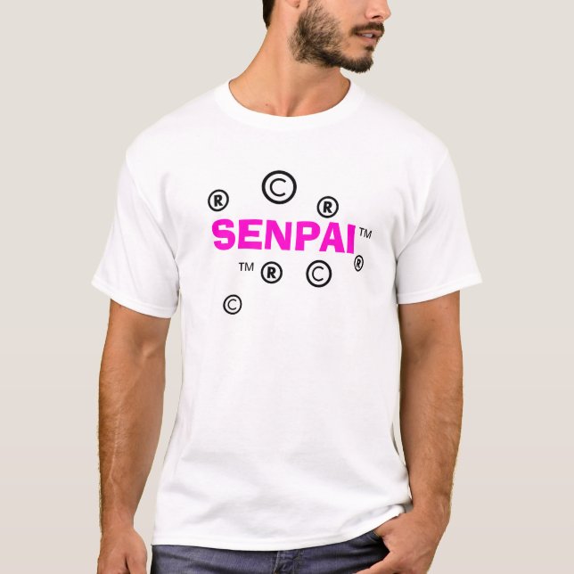 T-shirt senpai (Devant)