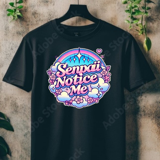 T-shirt Senpai me remarque (Créateur téléchargé)
