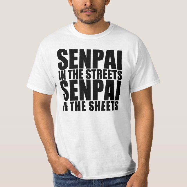 T-SHIRT SENPAI PARTOUT (Devant)