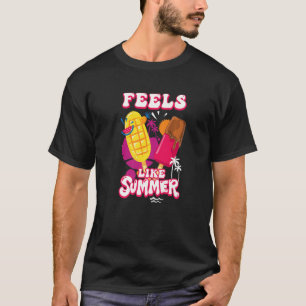 T-shirt Sens Comme Été Les Variétés Douces Popsicle