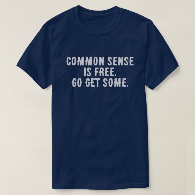 T-shirt Sens commun (Design devant)