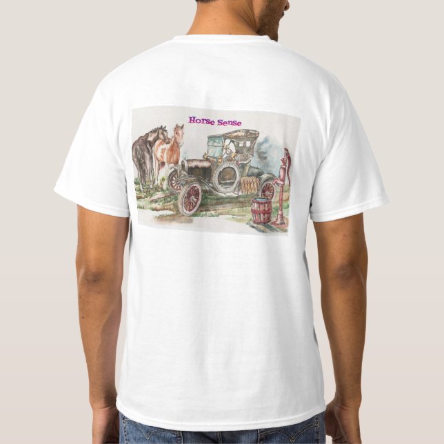 T-shirt Sens de l'équitation (Dos)
