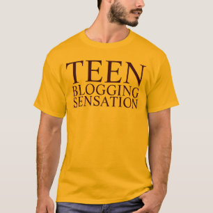 T-shirt sensation blogging de l'adolescence