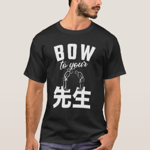 T-shirt Sensei Bow À Votre Enseignant Sensei Karate