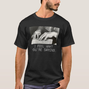 T-shirt Sensibilisation à la cécité T Chemise Braille T Ch