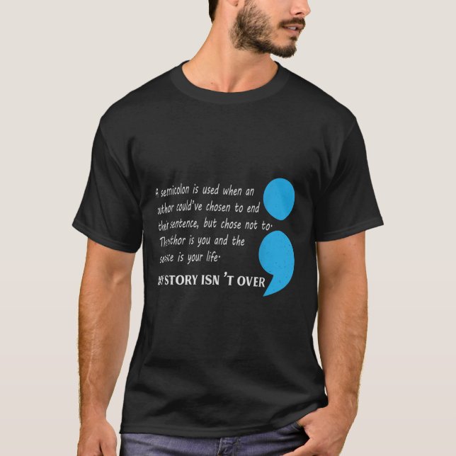 T-shirt Sensibilisation à la dépression (Devant)