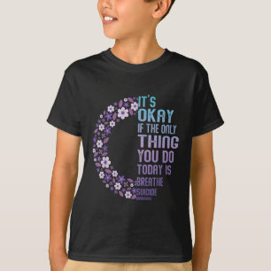 T-shirt Sensibilisation à la dépression Prévention du suic