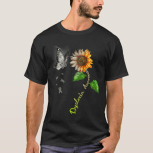 T-shirt Sensibilisation à la dyslexie des tournesols