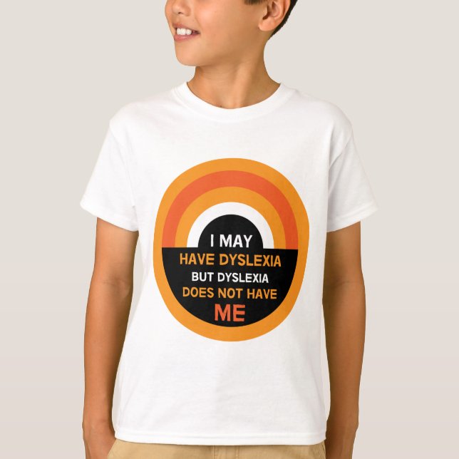 T-shirt Sensibilisation à la dyslexie | Support | Mug de c (Devant)