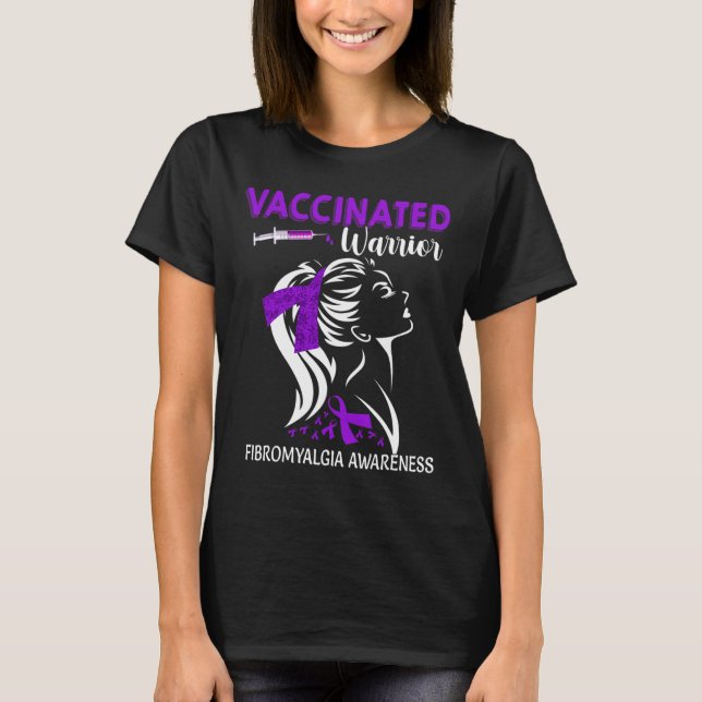 T-shirt Sensibilisation à la fibromyalgie des guerriers va (Devant)