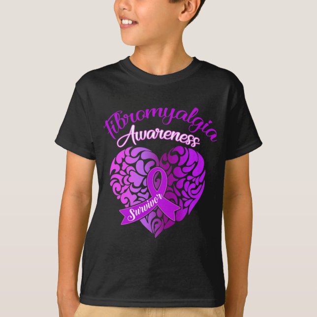 T-shirt Sensibilisation à la fibromyalgie Douleur chroniqu (Devant)