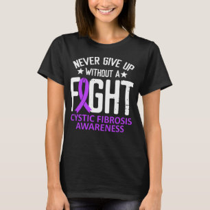 T-shirt Sensibilisation à la fibrose kystique sans ruban